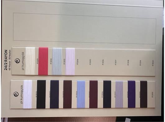 24/2 %65 rayon %35 naylon renkli