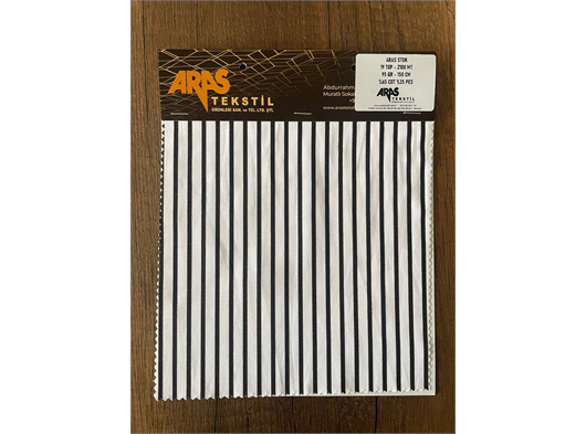 SİYAH ÇİZGİLİ BASKILI GÖMLEKLİK