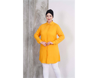 Büyük Beden Düz Renk Viskon Tunik