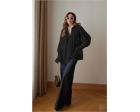 Büzgülü bayan gömlek