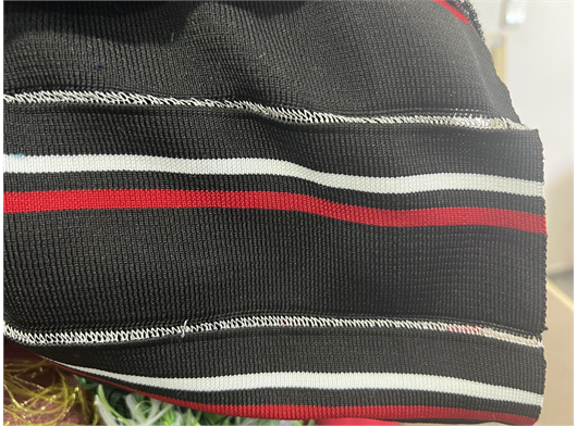 çizgili ve düz mont ribanaları polo yaka