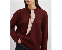 ​🧶 Premium Dokulu Şal Detaylı Triko Kazak