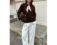 ​🧶 Premium Dokulu Şal Detaylı Triko Kazak