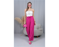 Siyah Viskon Pantolon