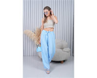 Siyah Viskon Pantolon